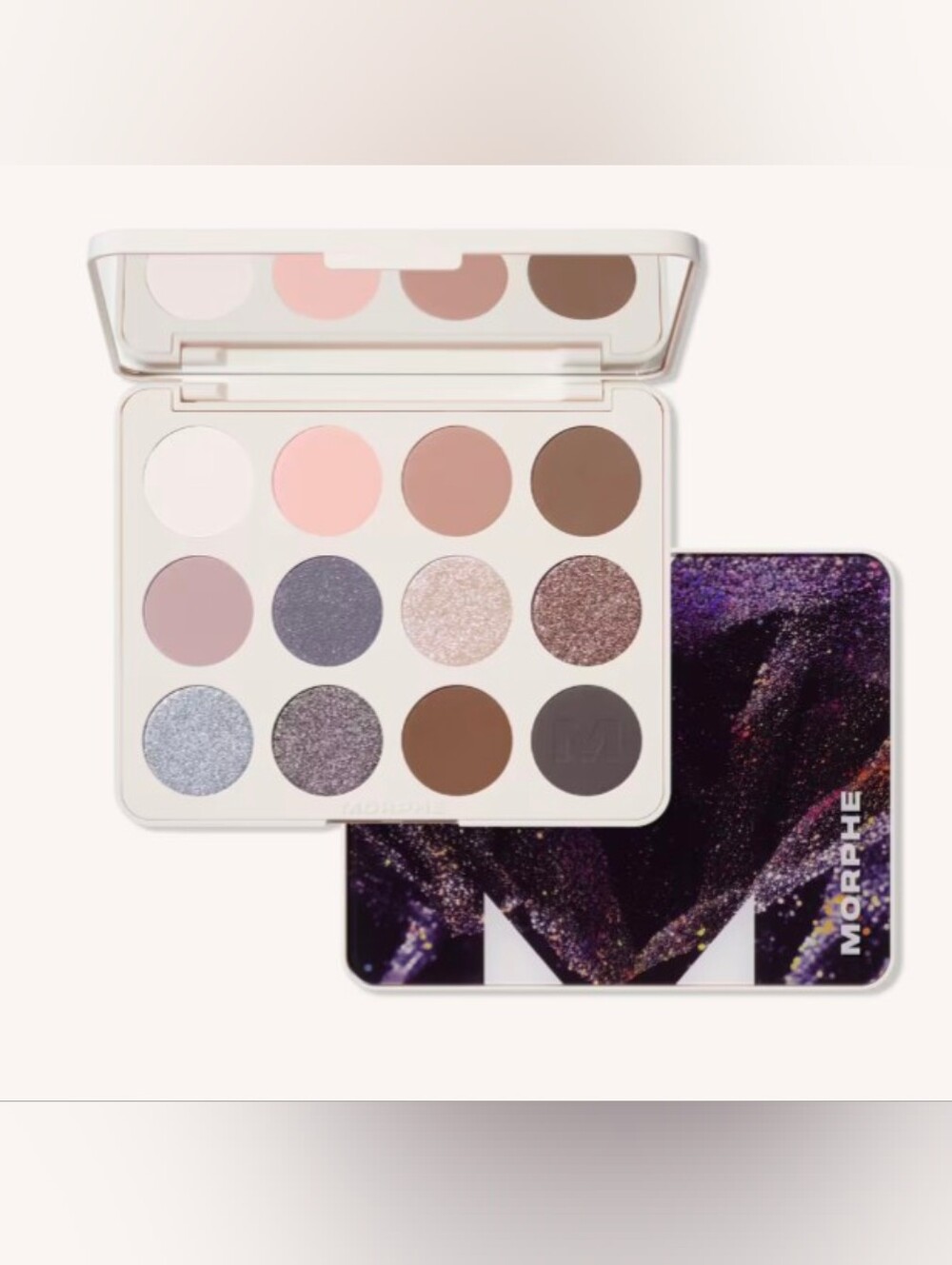 Morphe ChromaPlus 12-Pan Eyeshadow Palette-Color: Moon Stone- New In Box